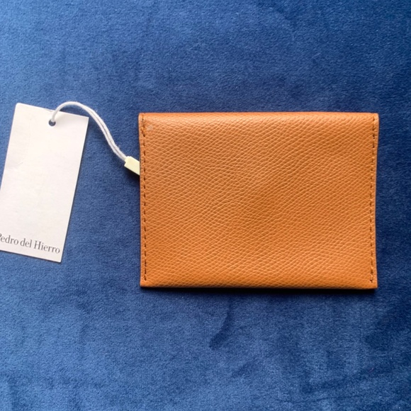 NWT “Pedro del Hierro” Leather Credit Card Wallet/Change Purse - Picture 2 of 2